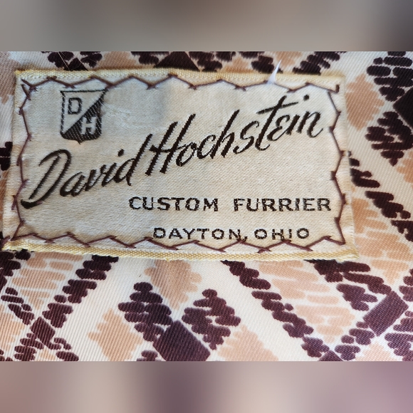 Famous David Hochstein Furrier Fox and Leather dress coat - Vintage - Picture 9 of 15